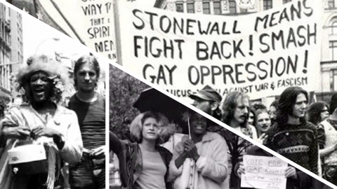 Picture of Marsha P. Johnson and others.